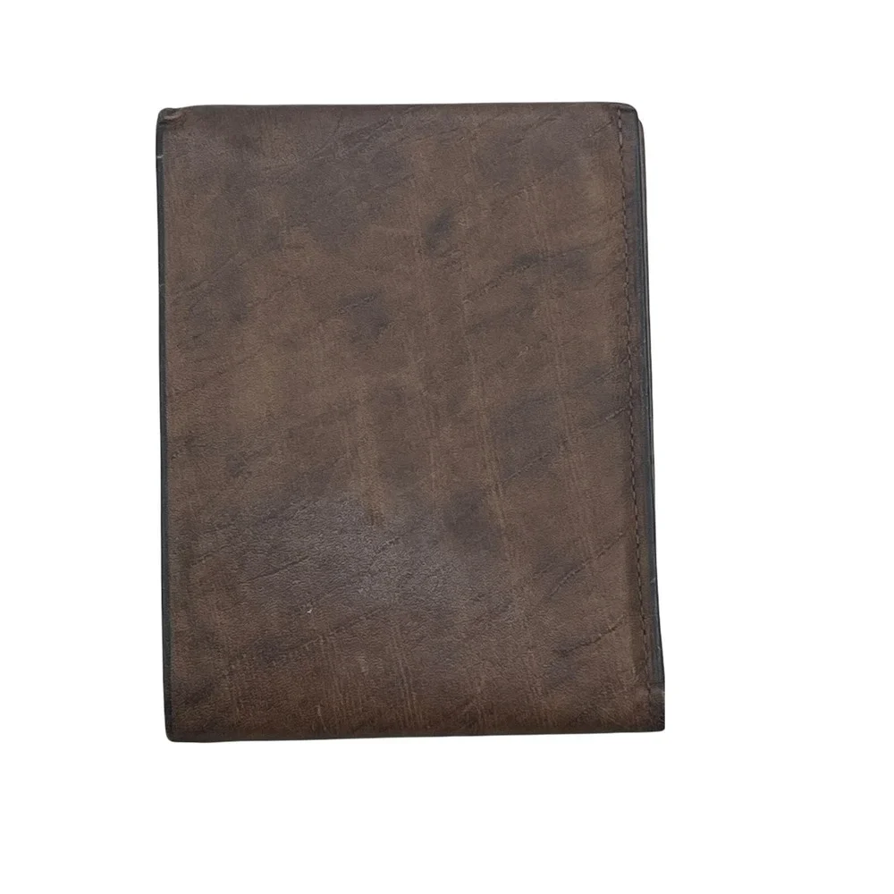 Rolfs Mens Leather Wallet Brown‎ 4.5